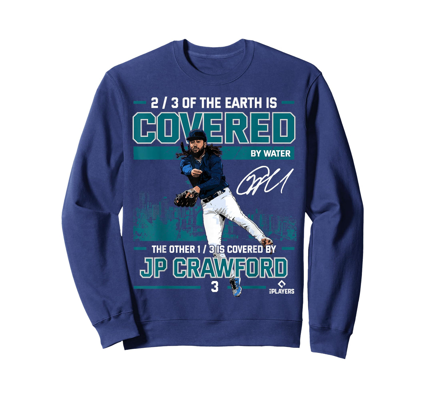 Covered JP Crawford Seattle MLBPA T-Shirt