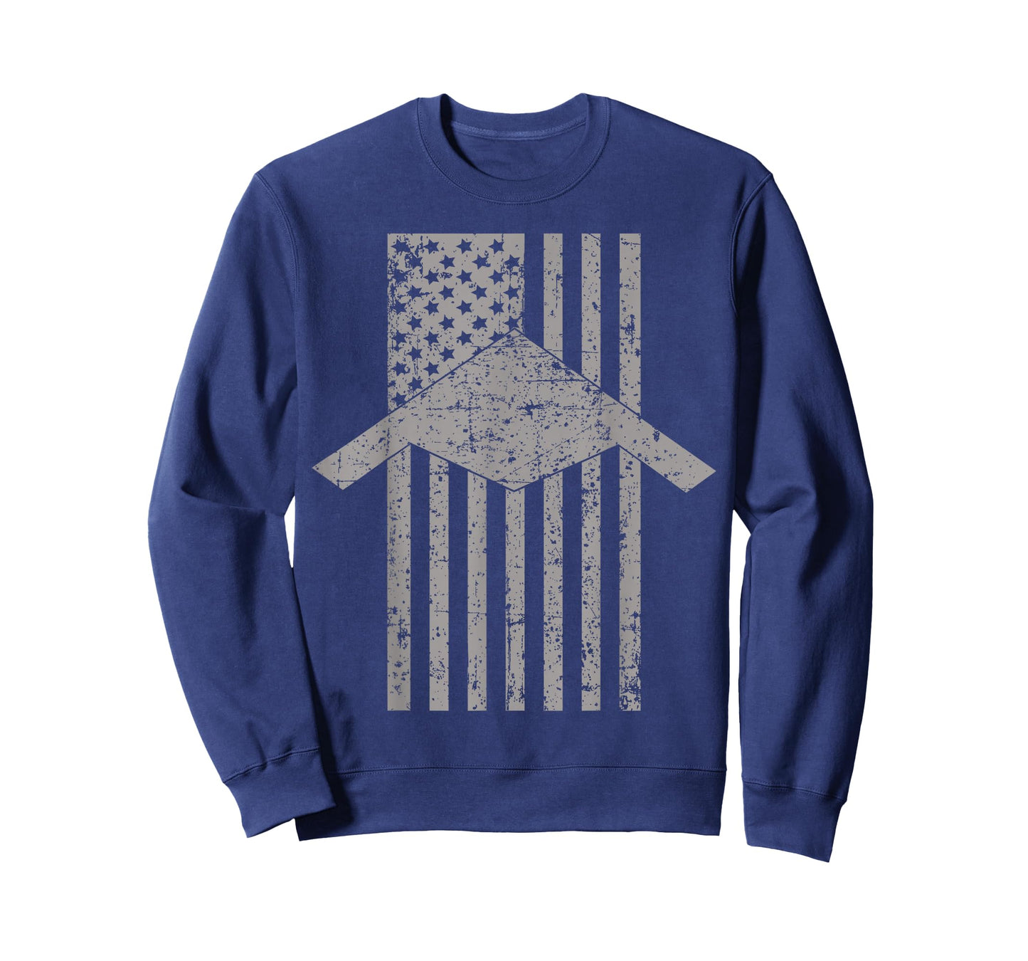 B-21 Raider Stealth Bomber Patriotic Vintage American Flag T-Shirt
