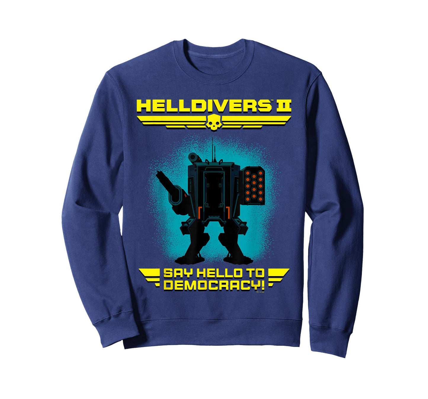 Helldivers 2 Sony Playstation Video Game Say Hello Democracy T-Shirt