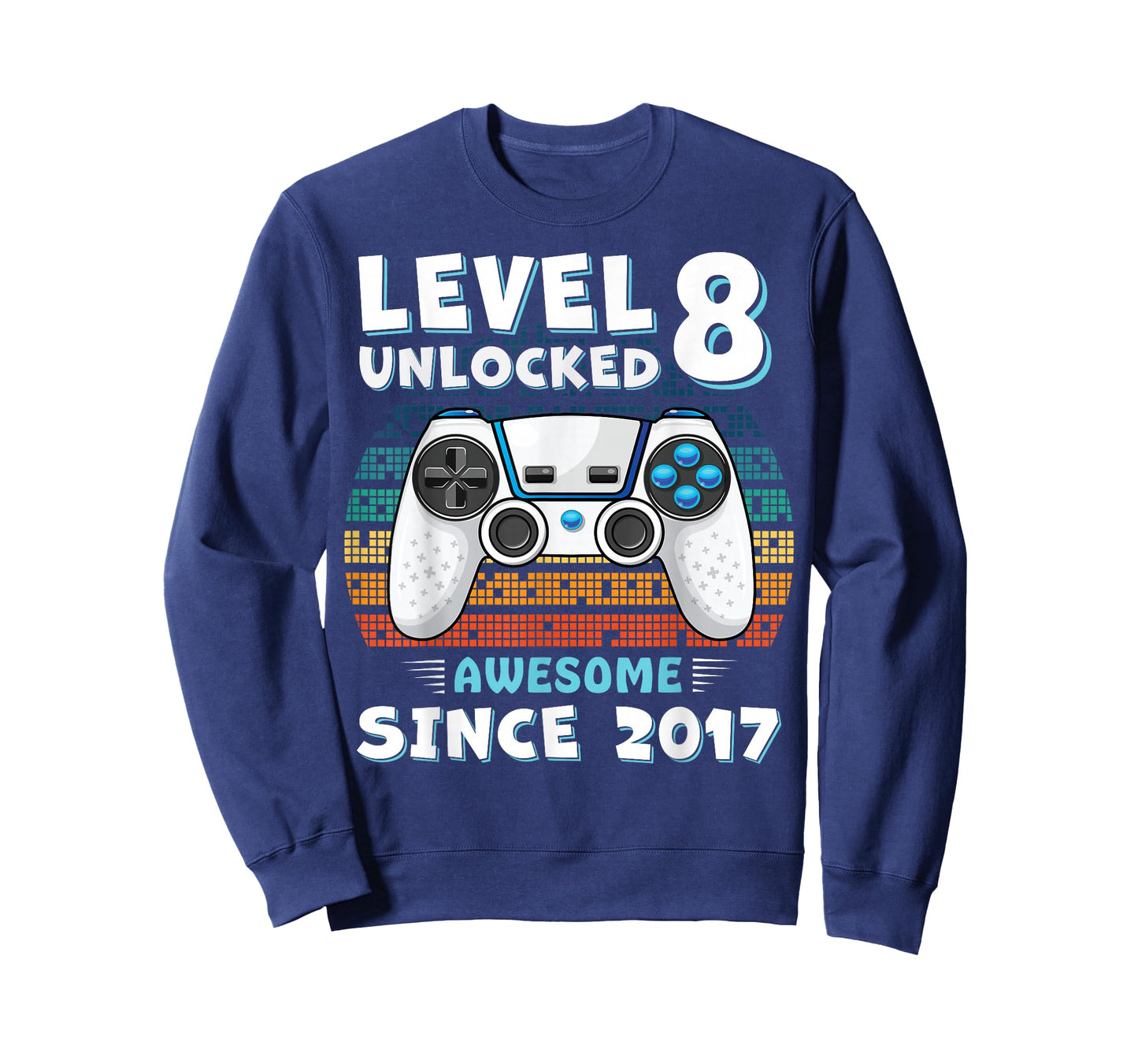 8 Year Old BDay Decorations Son Boy 8yr 2017 8th Birthday T-Shirt