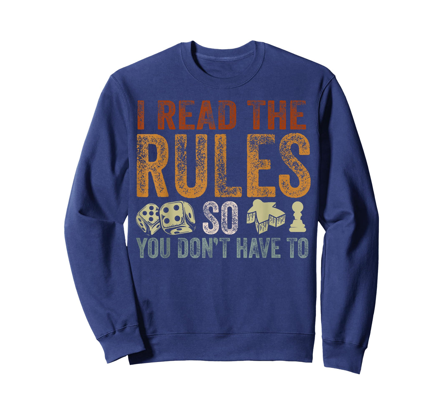 Board Games Vintage Game Night Men Women I Read The Rules T-Shirt
