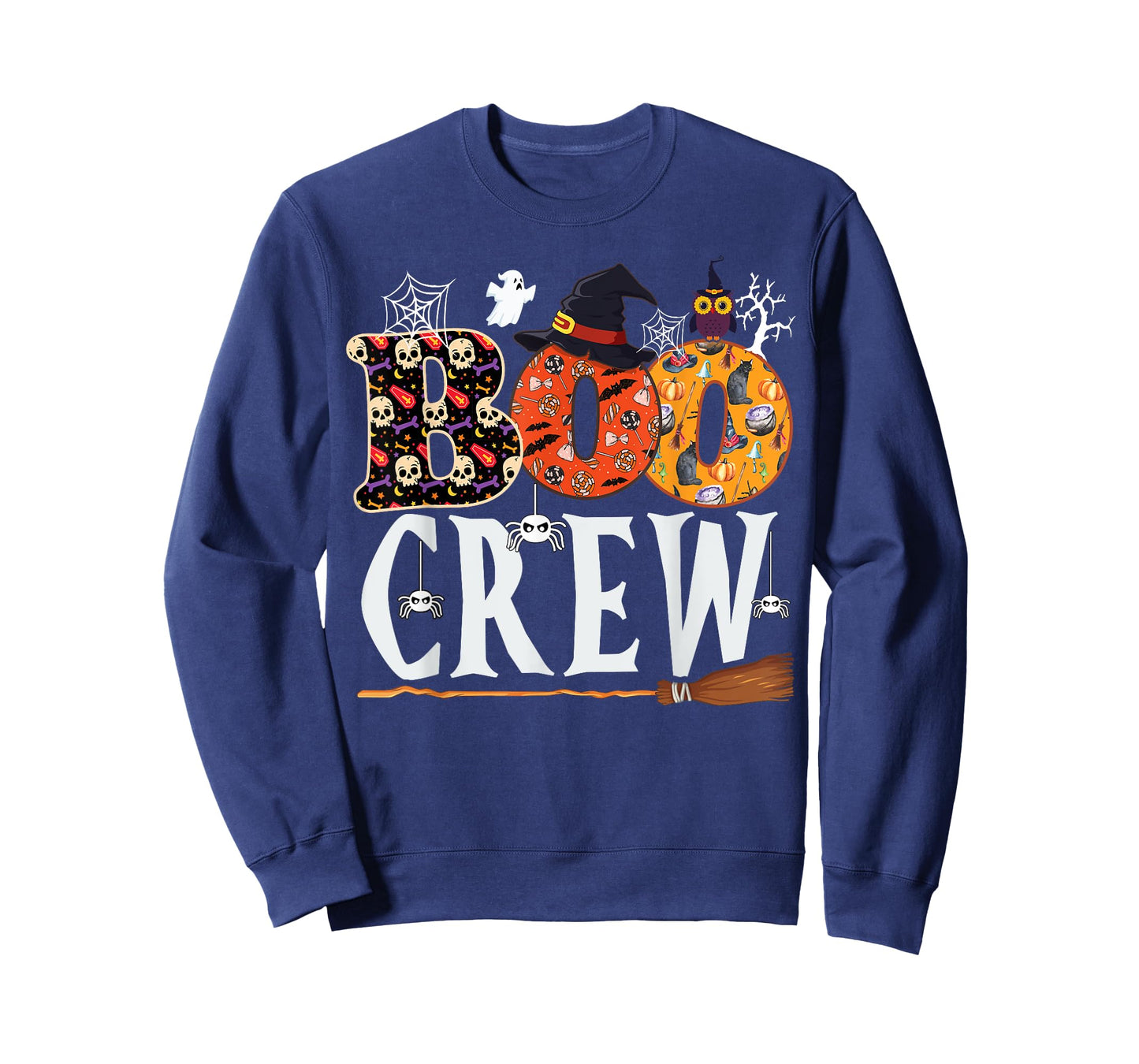 Halloween Boo Crew Shirt Funny Men Women Kids T-Shirt