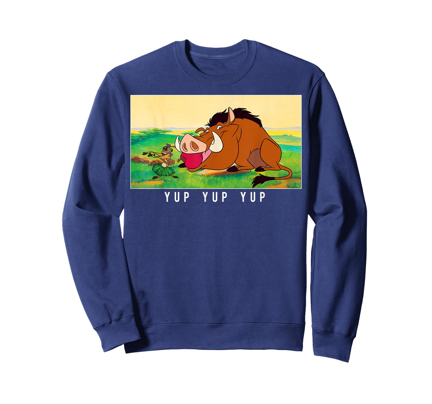Disney Lion King Pumbaa Apple in Mouth Poster T-Shirt