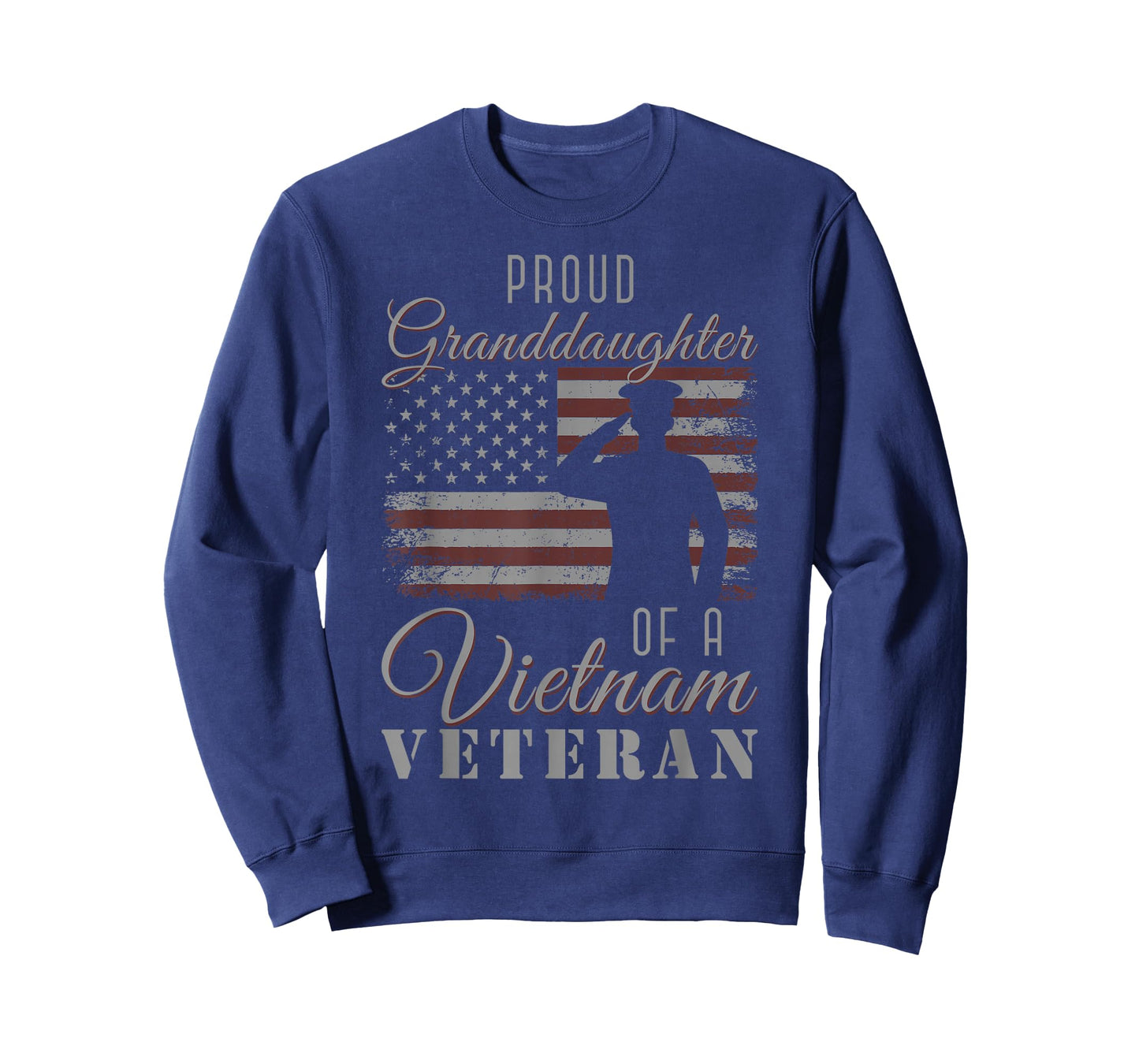USA Flag Soldier Proud Granddaughter of A Vietnam Veteran T-Shirt