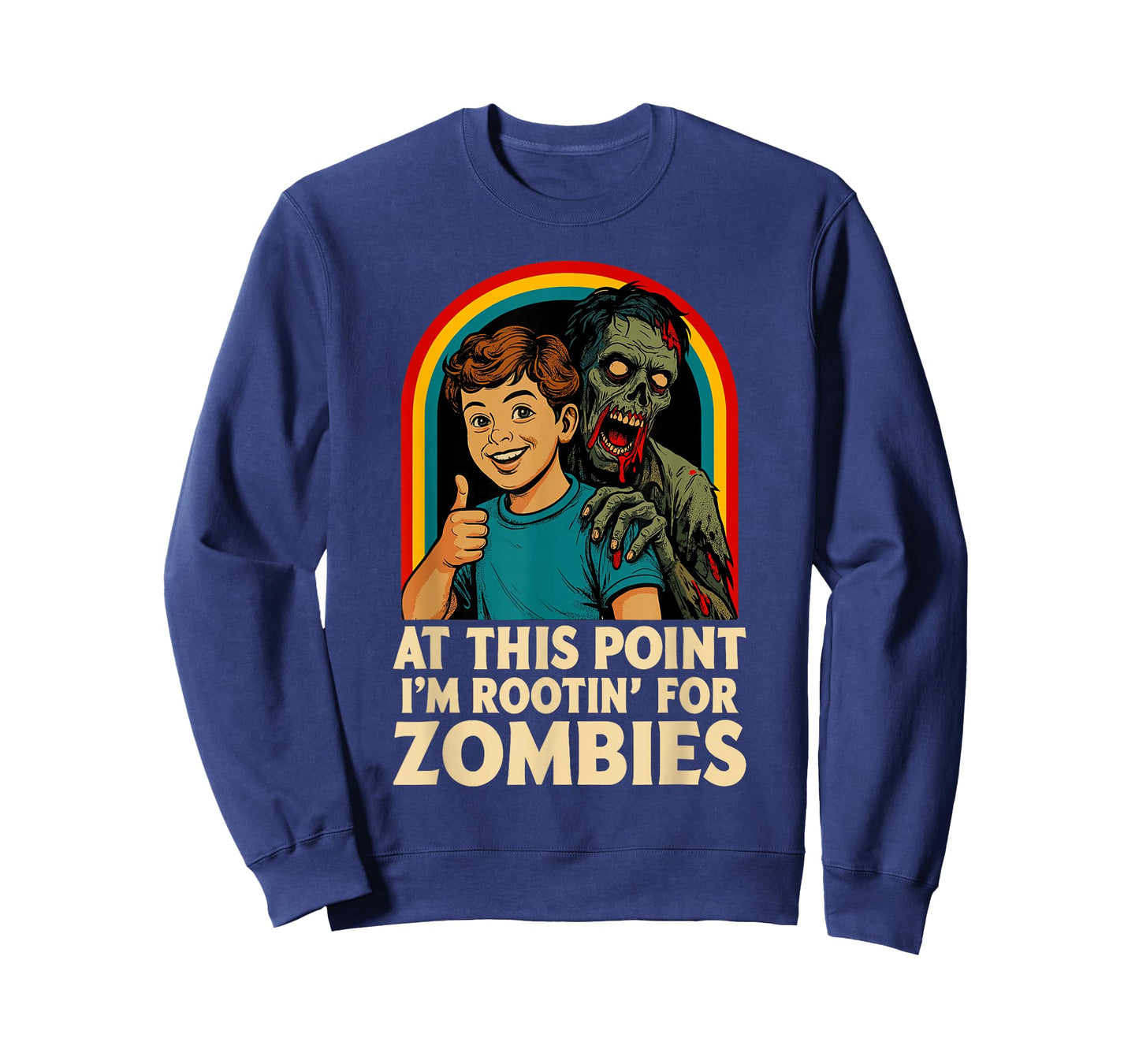Zombie Men Women Kids Funny Halloween T-Shirt