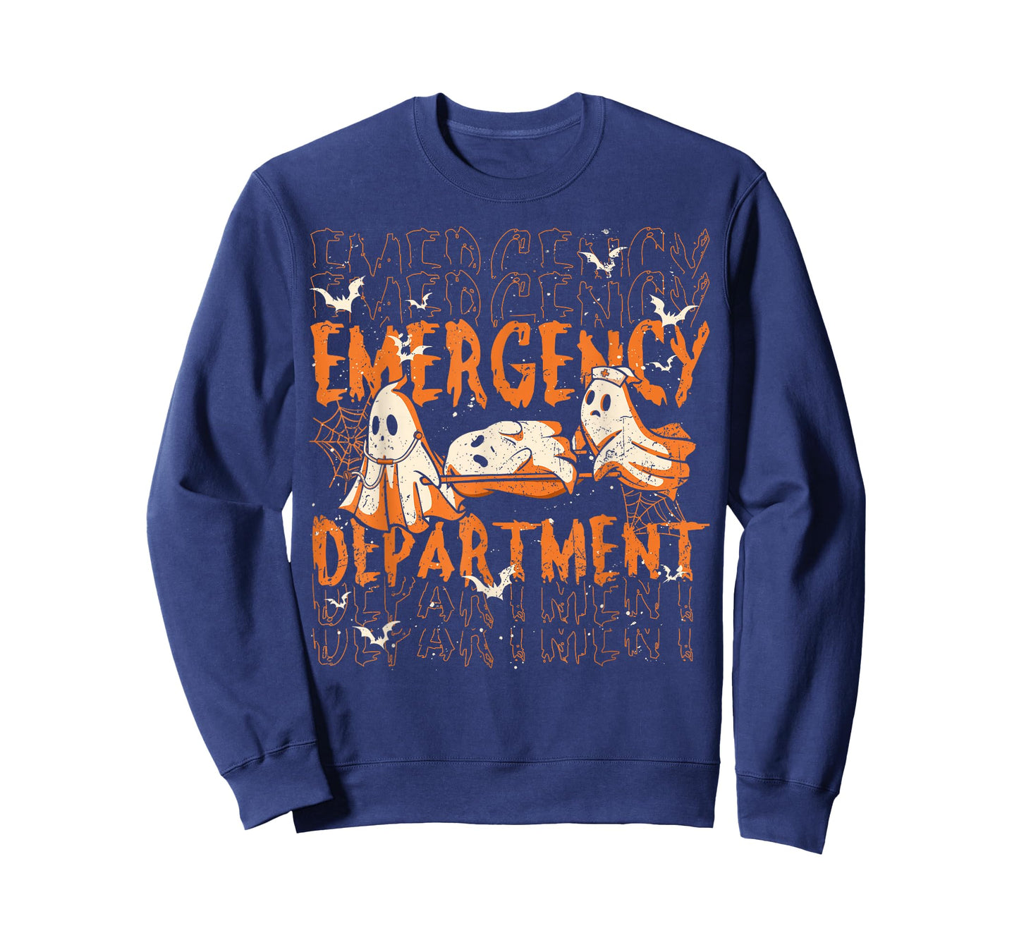 ER Nurse Emergency Department Halloween Spooky Season T-Shirt