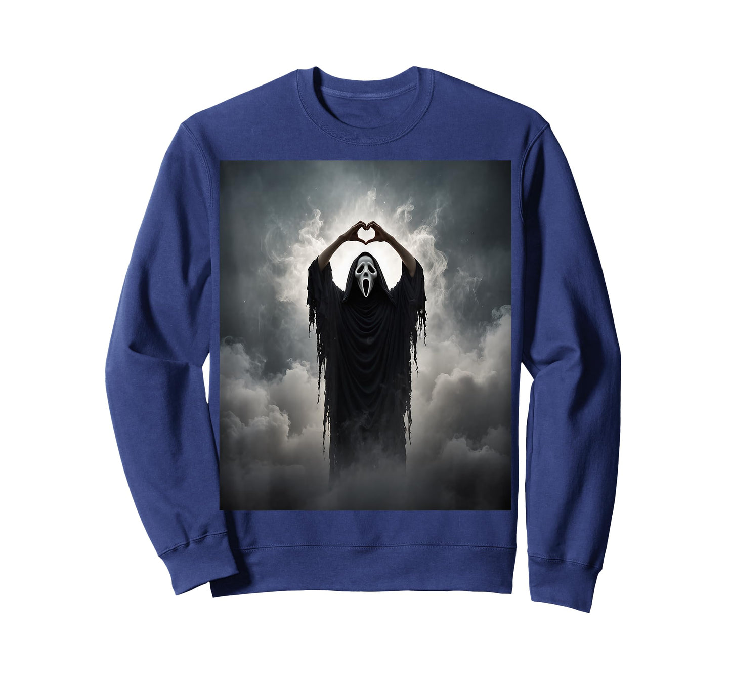 Ghost Heart Hands Scary Face Horror Poster Halloween 2025 T-Shirt