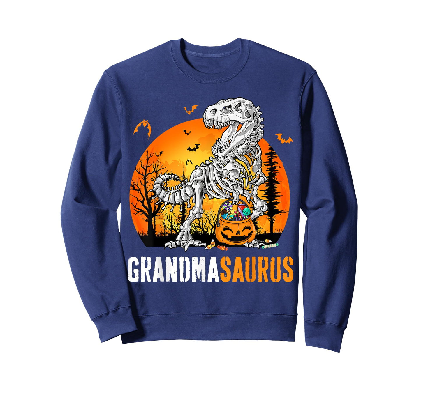 Grandmasaurus Dinosaur Skeleton Halloween Grandma Saurus T-Shirt