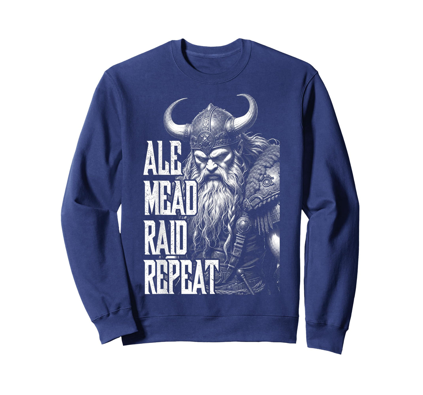 Viking Warrior Ale Mead Raid Repeat Norse Mythology Valhalla T-Shirt