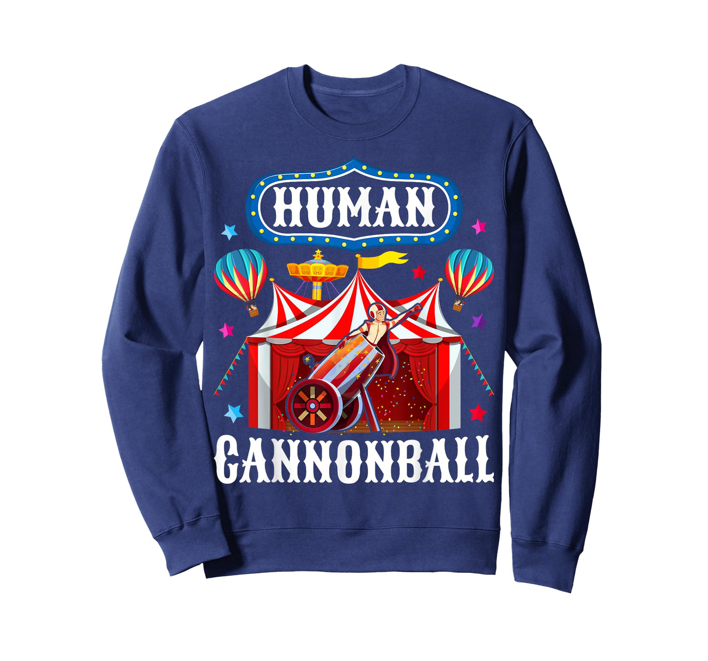 Cannonball Carnival Stuff Human Cannonball Circus Costume T-Shirt
