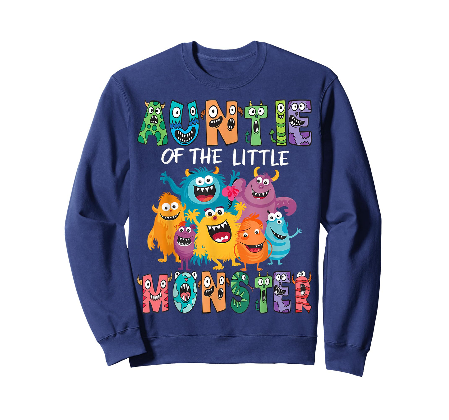 Auntie Of The Little Monster Kids 1St Birthday Party T-Shirt