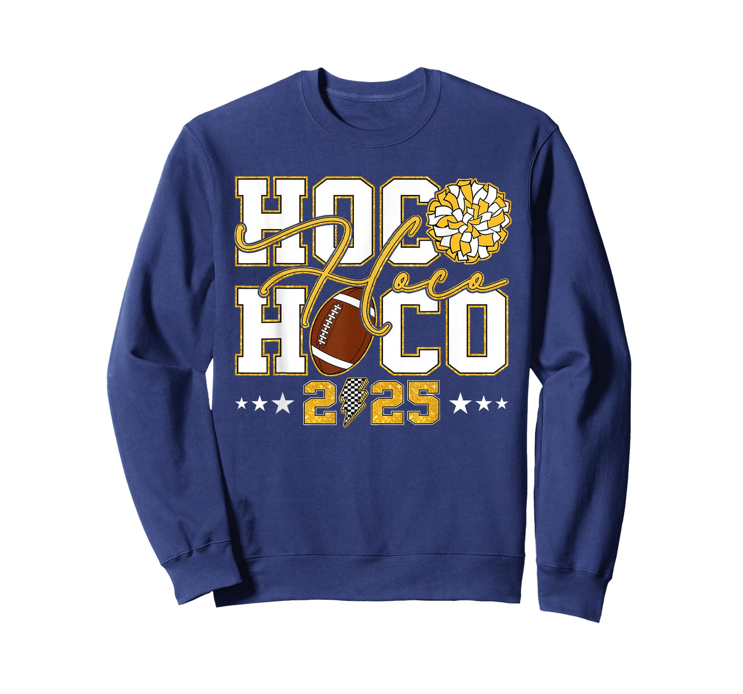 HOCO 2025 High School Homecoming Game Day Lightning Bolt T-Shirt