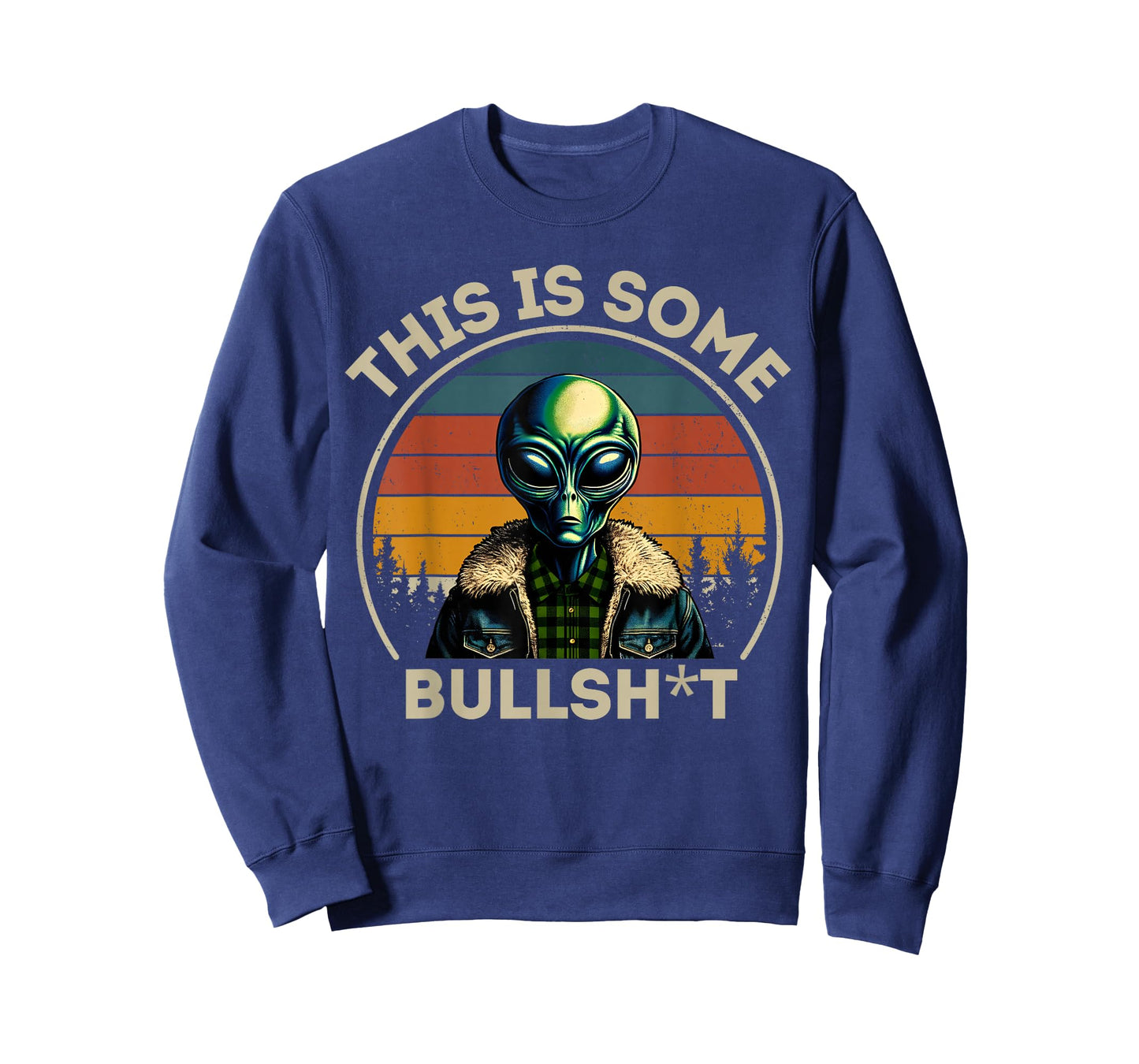 This Is Some Bullshit Resident Funny Swearing Alien Science T-Shirt