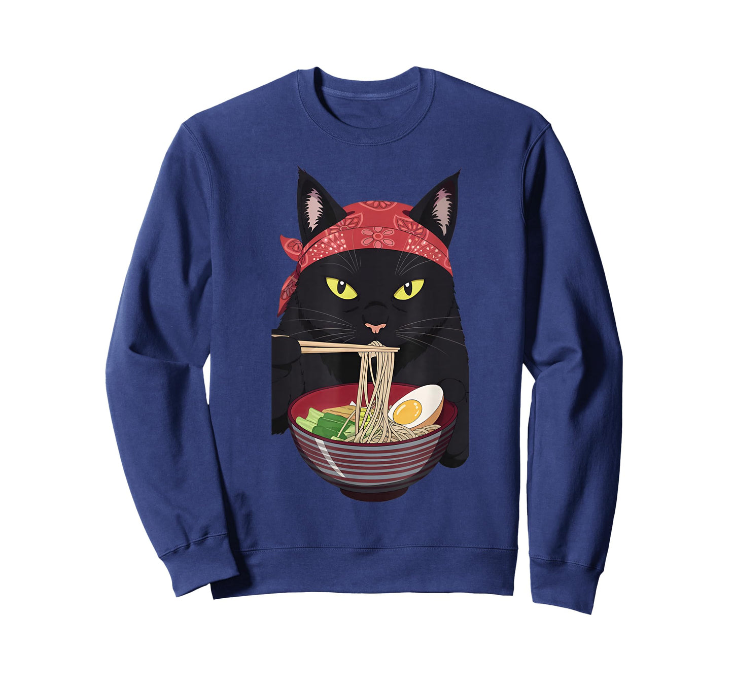 ramen cat Japanese Kawaii Cat Anime T-Shirt