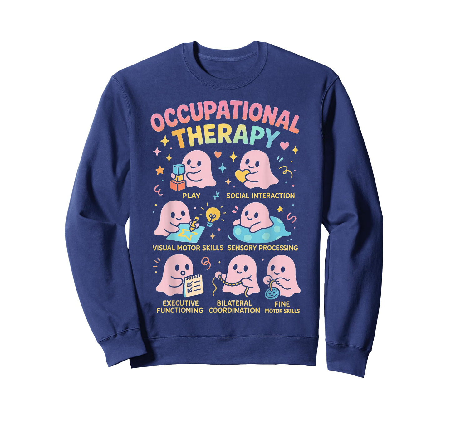 Funny Occupational Therapy Halloween Pediatric Therapy Lover T-Shirt