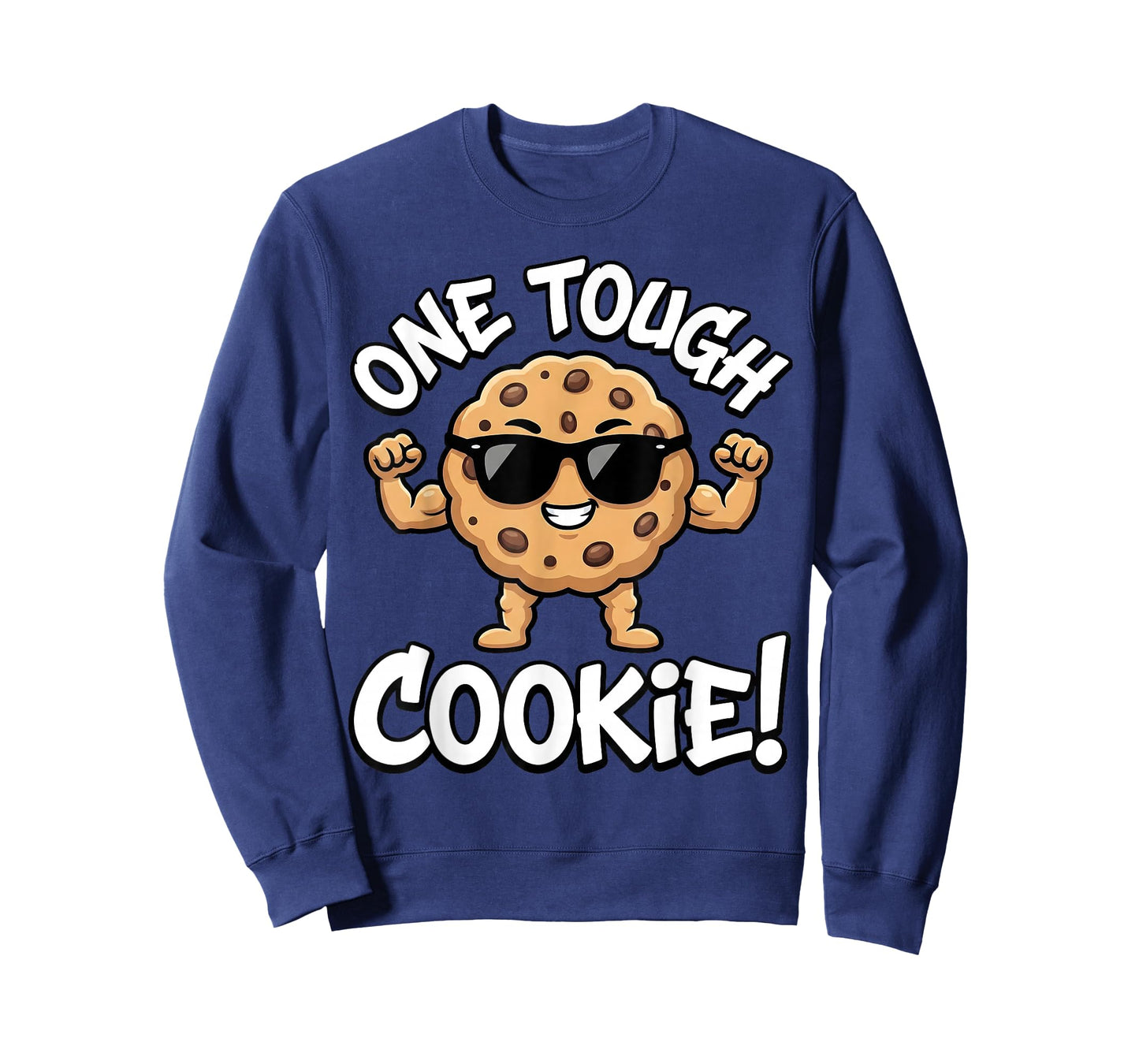 One Tough Humor Cookie Cartoon Strong Cookie Day Birthday T-Shirt