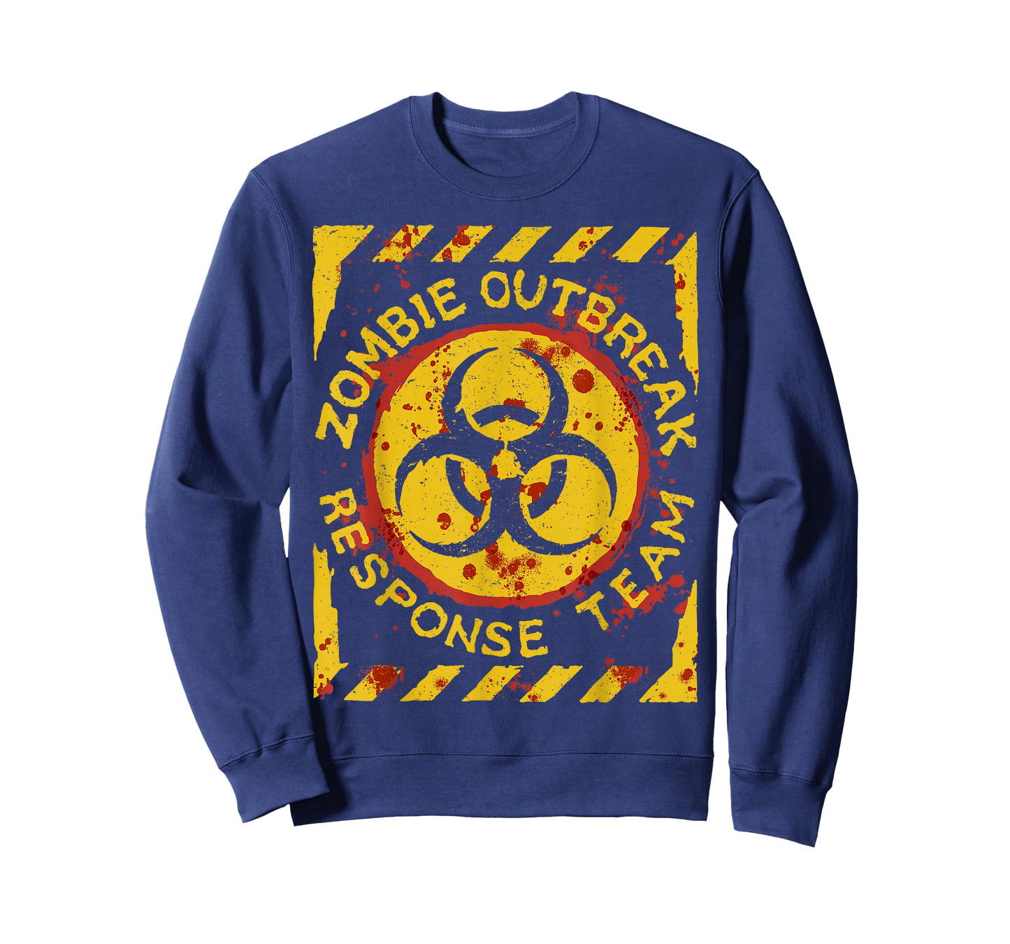 Zombie Outbreak Halloween Response Team Funny Men Apocalypse T-Shirt