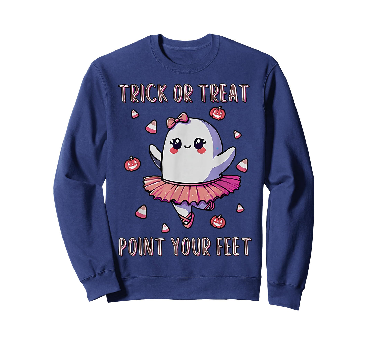 Trick Or Treat Point Your Feet Halloween Ghost Dance Teacher T-Shirt