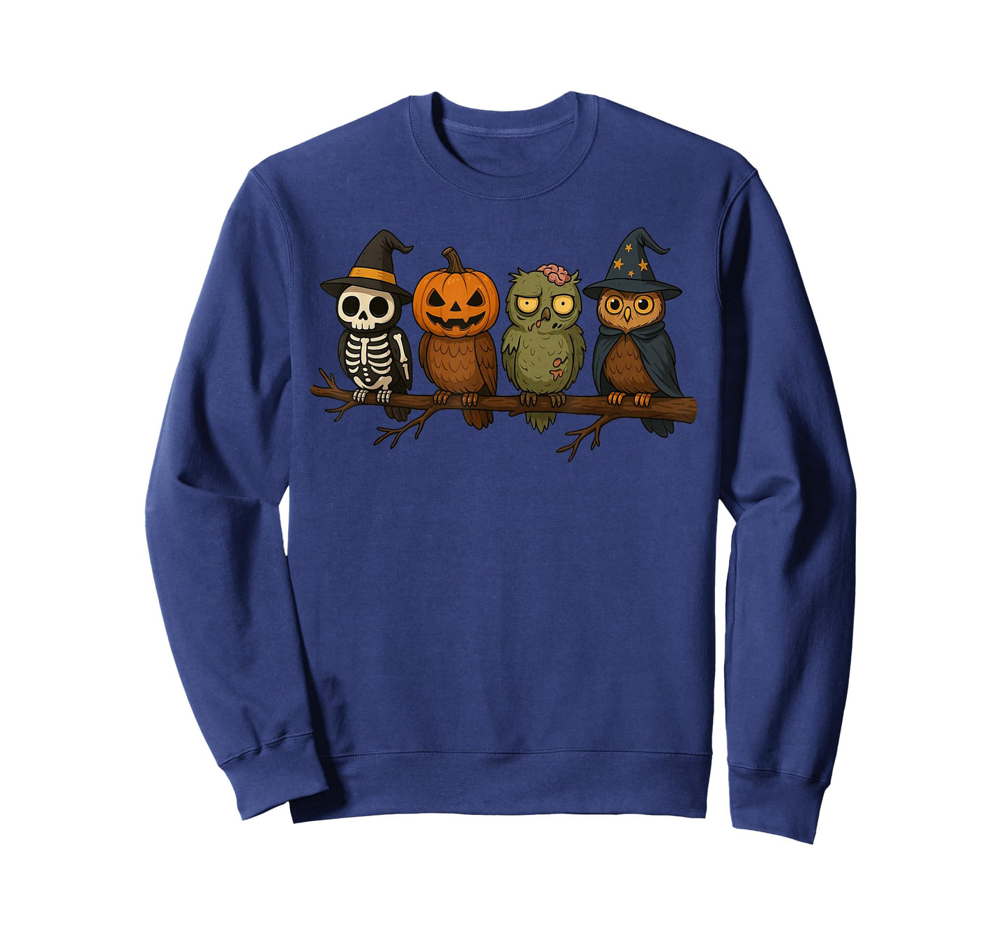 Skeleton Pumpkin Zombie Wizard Owls Cute Trick or Treat T-Shirt