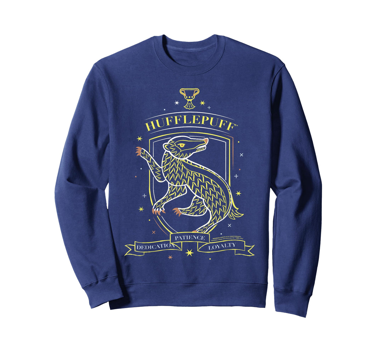 Harry Potter Hand Drawn Hufflepuff Shield T-Shirt