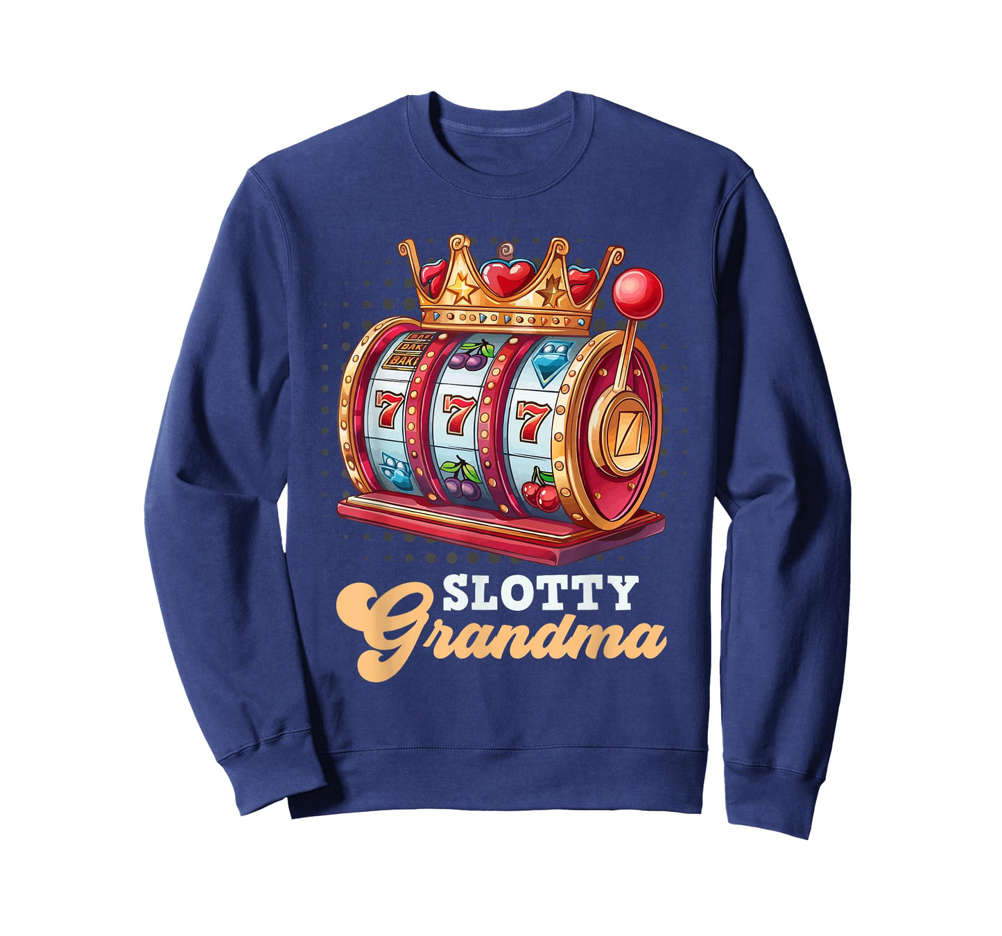 Slot Machine Casino Granny SLOTTY GRANDMA Jackpots T-Shirt