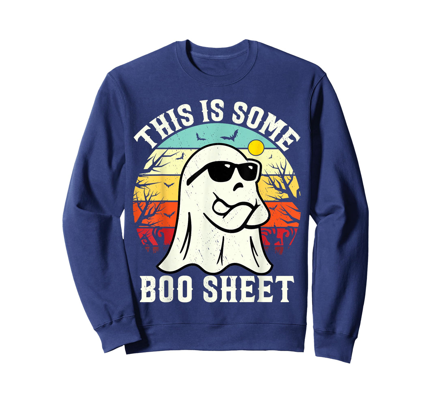 This Is Some Boo Sheet Ghost Retro Halloween Funny Halloween T-Shirt