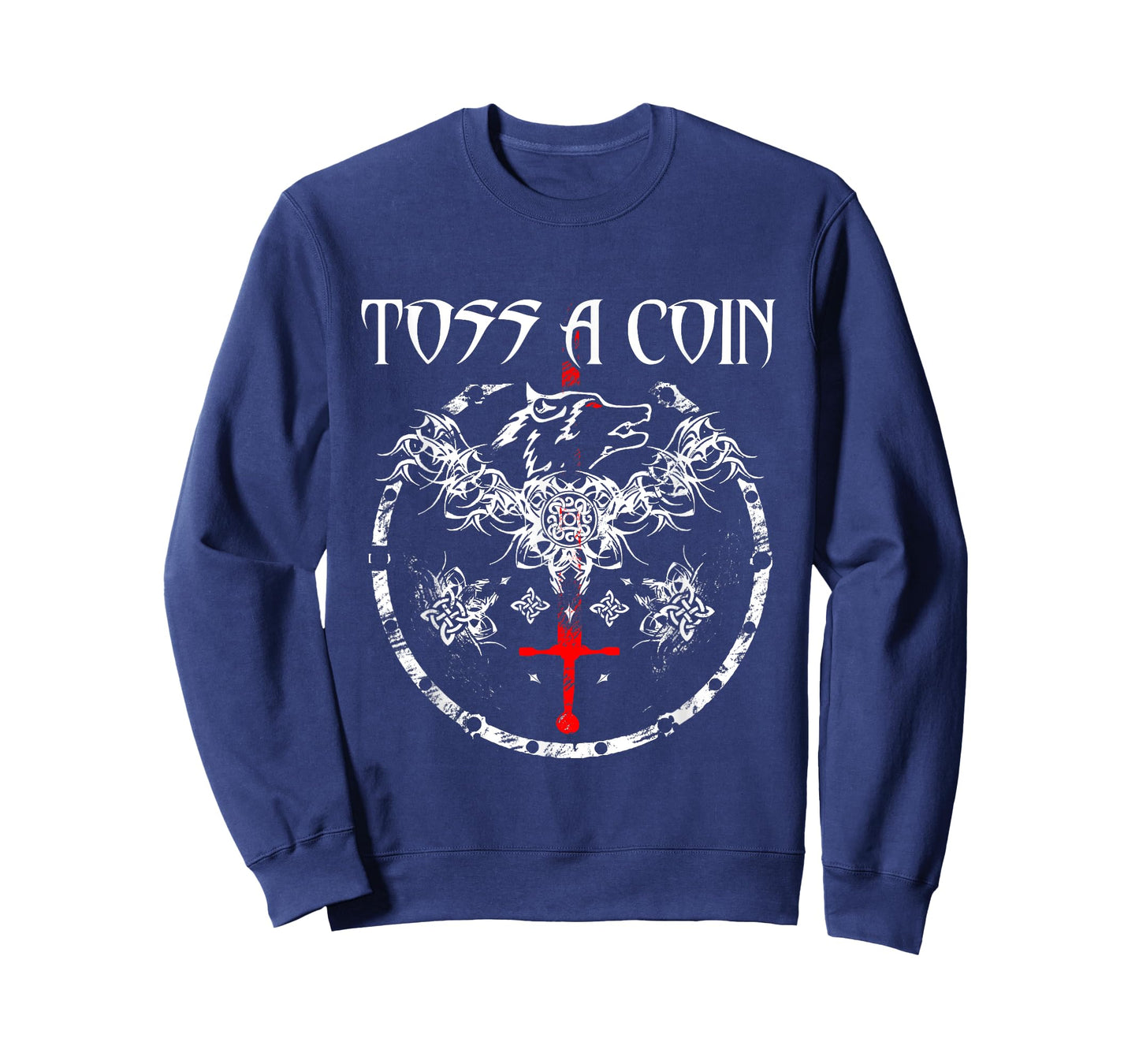 Toss A Coin Shirt Wolf Graphic Shirt Mystery Shirts Gamer T-Shirt