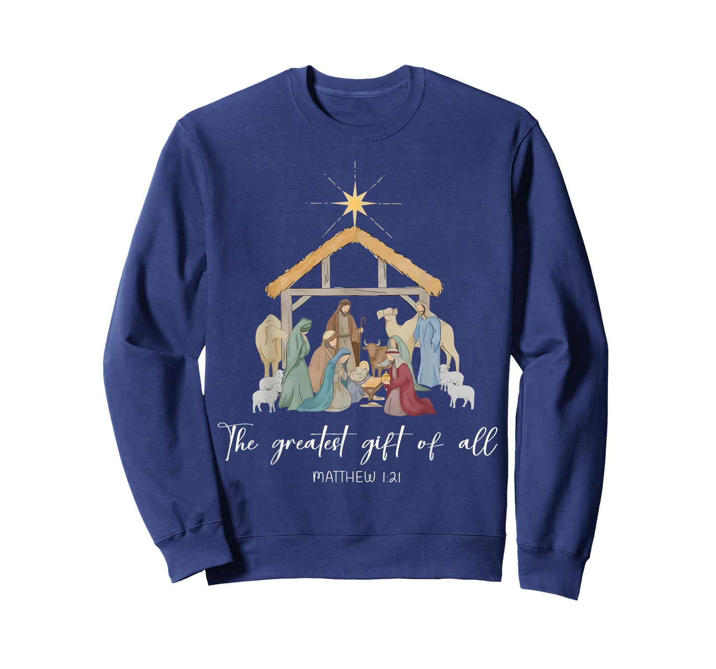 The Greatest Gift for All Christmas Nativity Jesus Christian T-Shirt