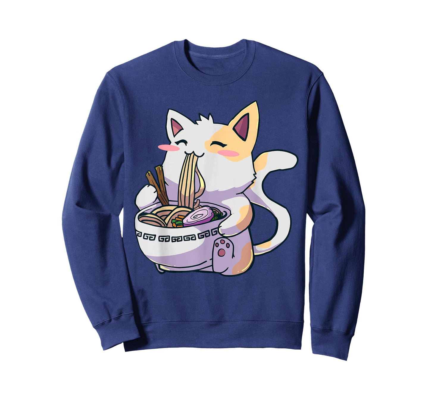 Ramen Cat Kawaii Anime Japanese Kawaii Neko T-Shirt Small