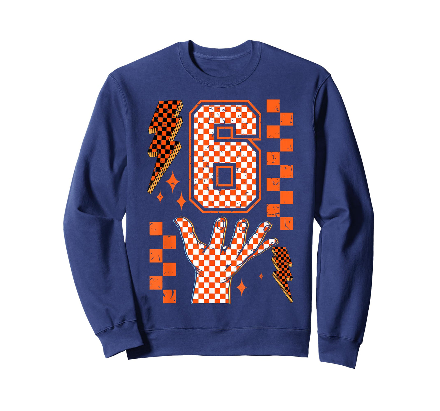 Number 6 Matching 67 Meme Checkered Halloween Costume Kids T-Shirt