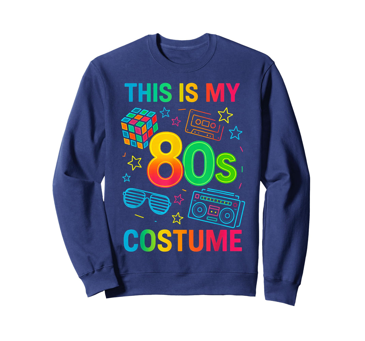 This is My 80s Costume Funny for 90s 70s Party T-Shirt