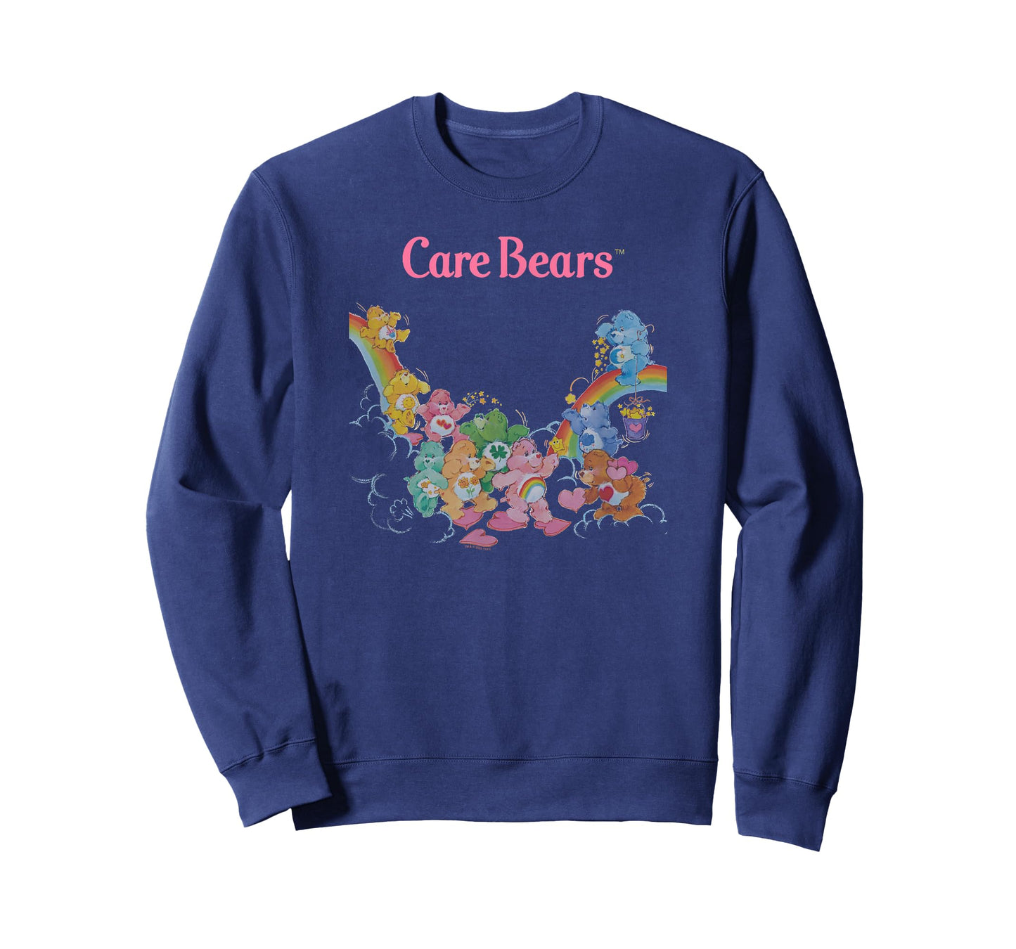 Care Bears Vintage Classic Rainbow Group Heart Poster T-Shirt