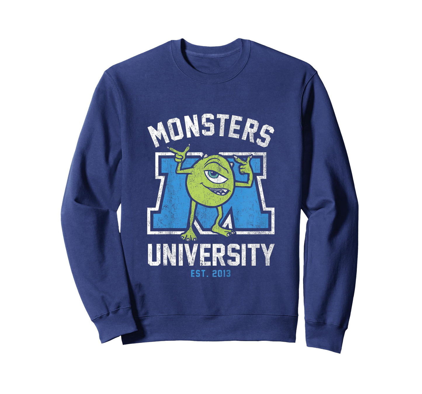 Kids Disney Pixar Monsters University Mike Wazowski Distressed T-Shirt