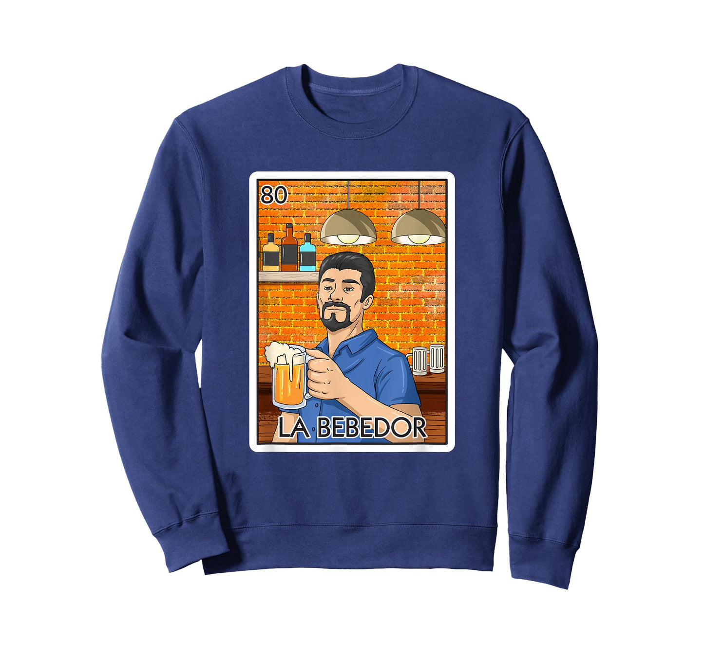 La Bebedor Gift The Man Drinker Card Mexican Lottery T-Shirt