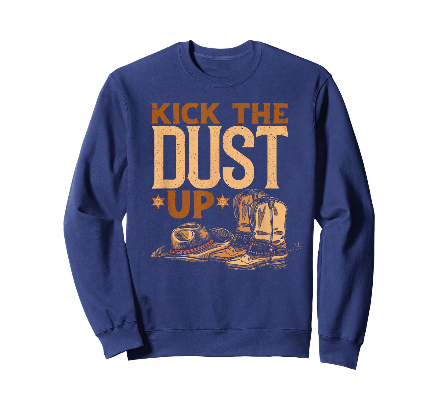 Kick The Dust Up - Vintage Cowboys Western Line Dancing T-Shirt