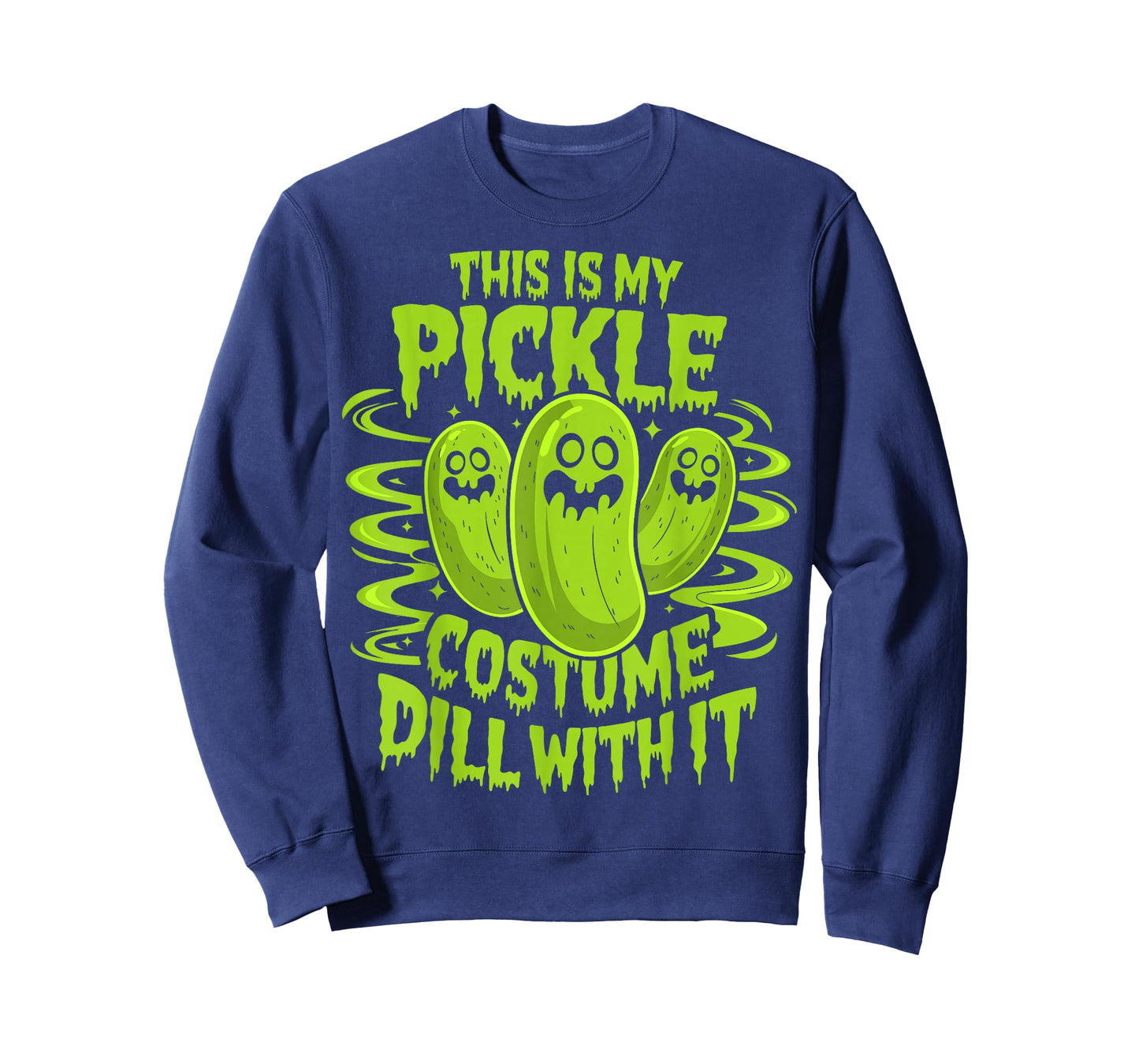 This Is My Pickle Costume Dill with It - Spooky Halloween T-Shirt
