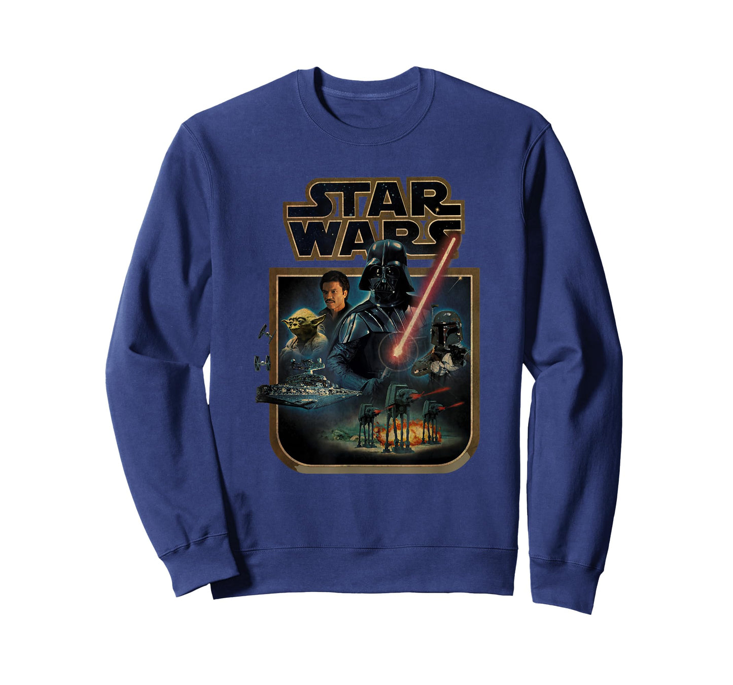 Star Wars The Empire Strikes Back Vintage Collage Poster T-Shirt
