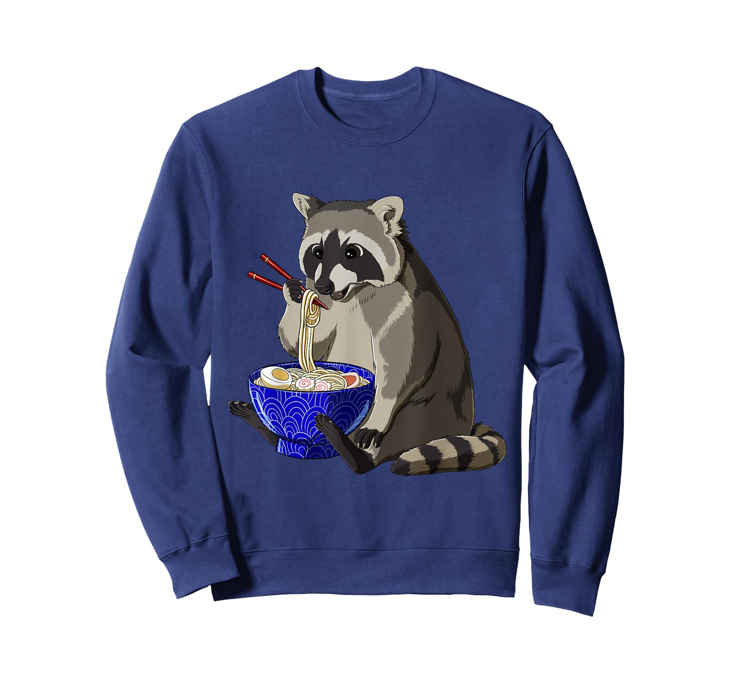 Raccoon Gifts Japanese Noodles Kawaii Ramen Bowl Funny Anime Raccoon T-Shirt - Black, Small, Unisex - Anime & Ramen Fans