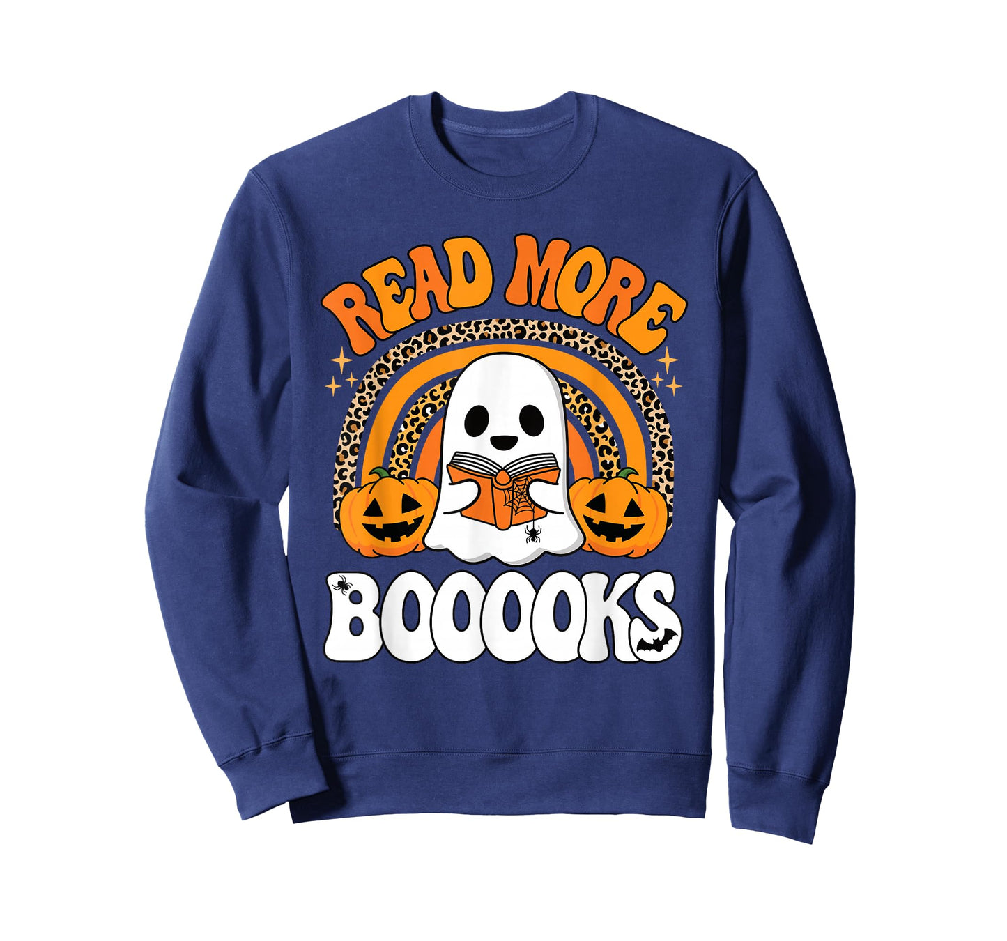 Read More Books Booooks Ghost Pumpkin Cute Teacher Halloween T-Shirt