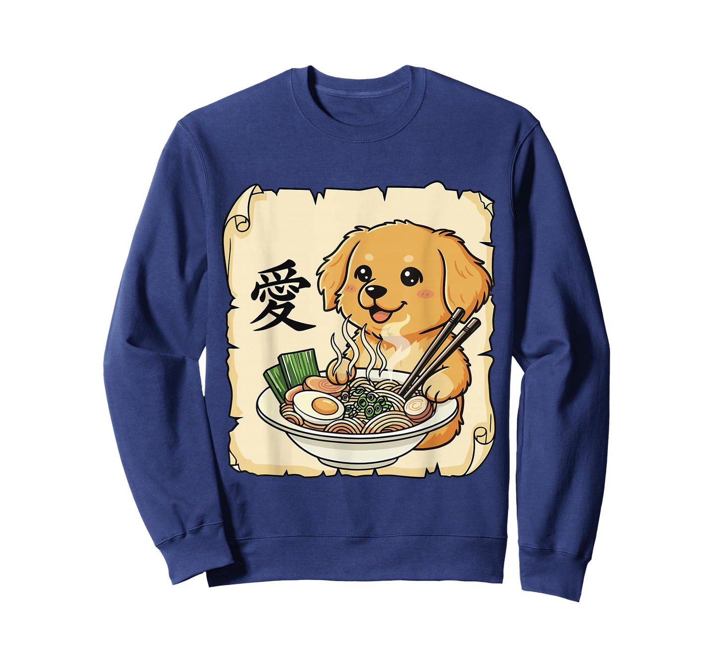 Funny Dog Ramen Kawaii Anime Japanese Graphic Women Men T-Shirt