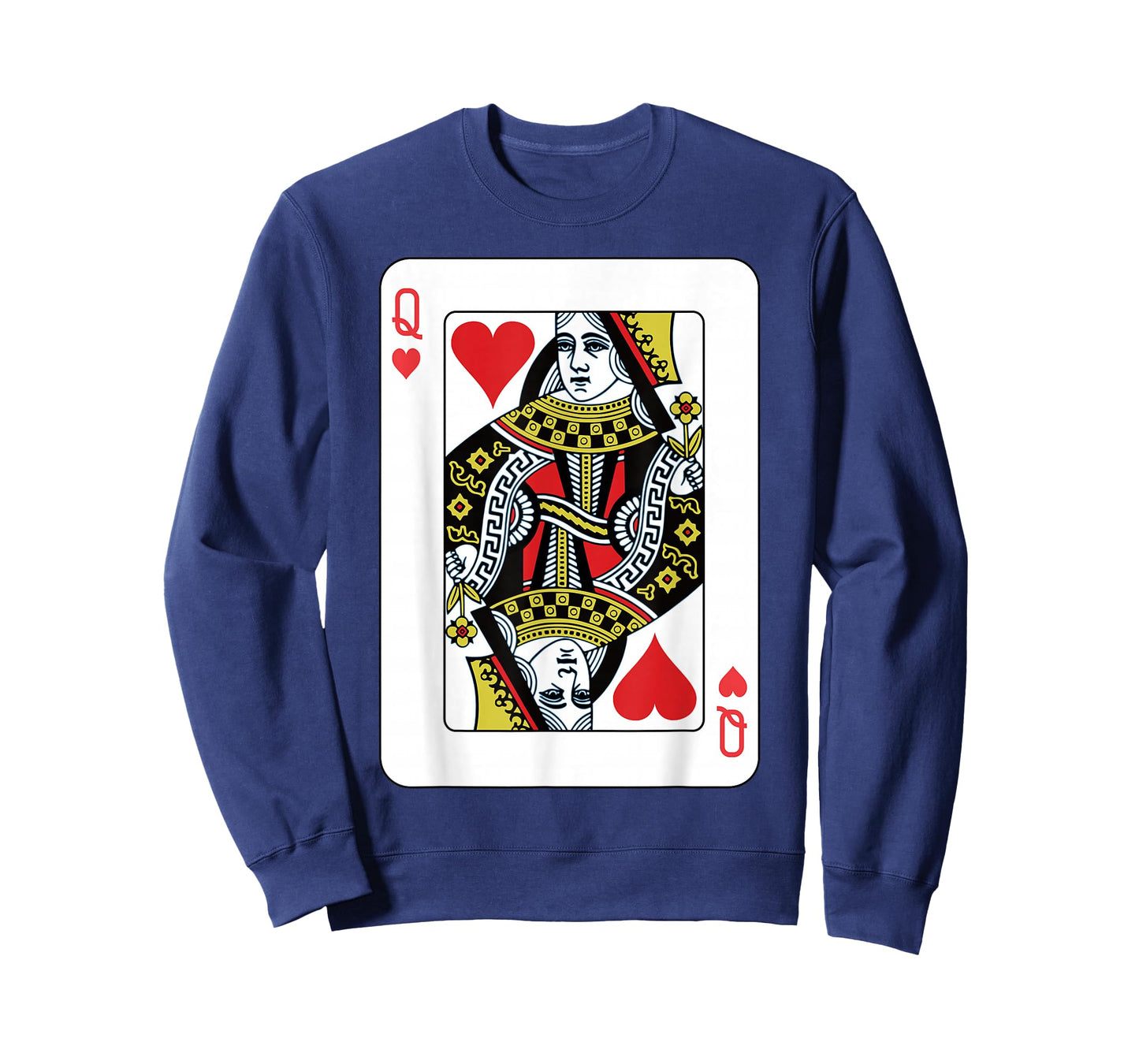 Queen of the Hearts Playing Card Poker T-Shirt