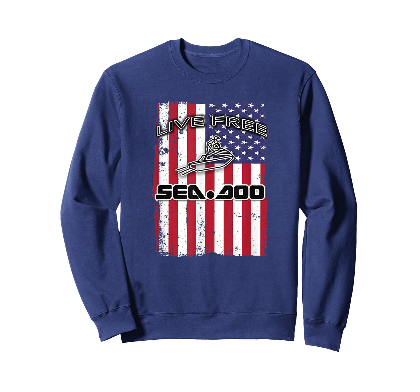 Big Wave - Seadoo American Live Free T-Shirt