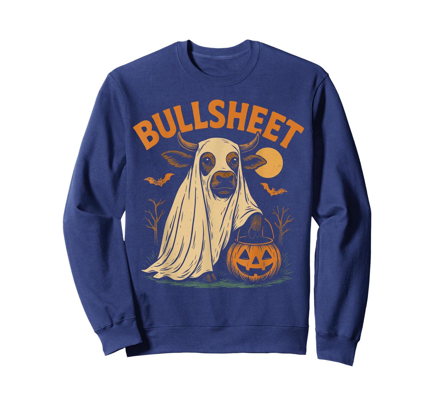 Bullsheet Ghost Cow - Funny Country Halloween T-Shirt