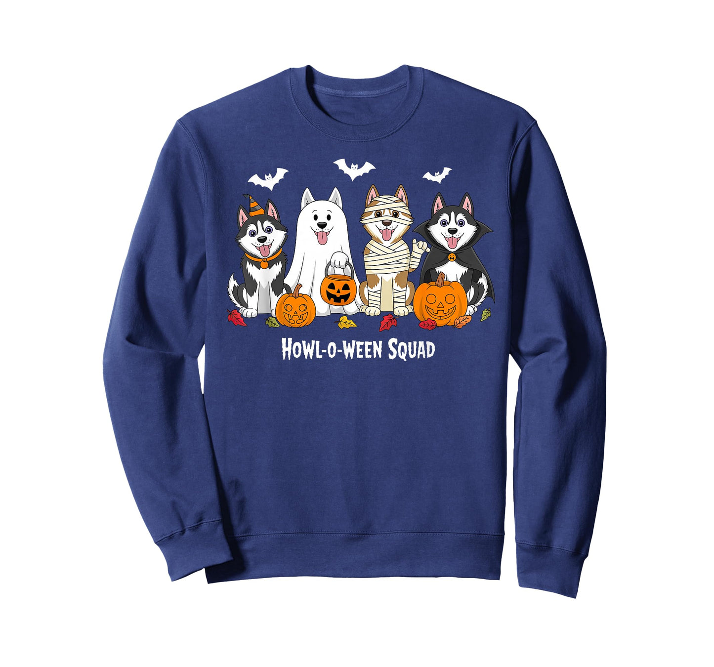 Husky Halloween Howl O Ween Squad T-Shirt