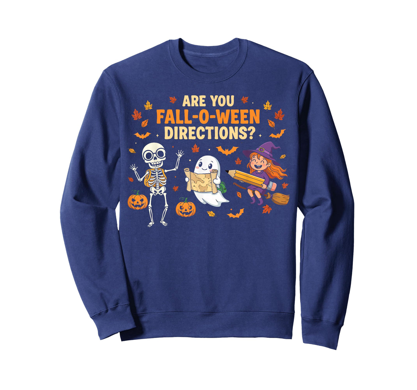are You Fall-O-Ween Directions Teacher Halloween Design T-Shirt