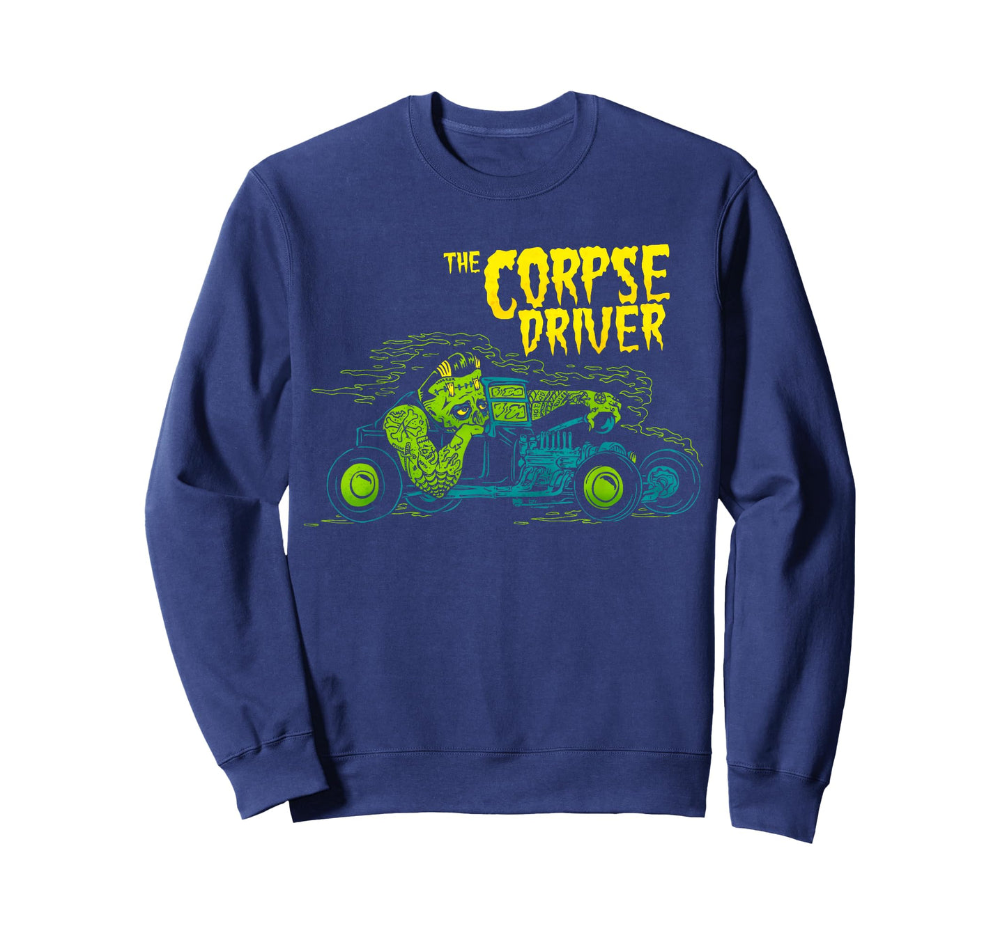 Horror Art - Corpse Driver Frankenstein Gasser Lowbrow Art T-Shirt