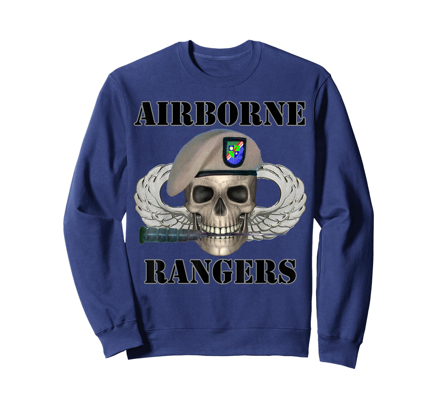 Airborne Rangers - Army Vets of Ft Benning Rangers Design T-Shirt