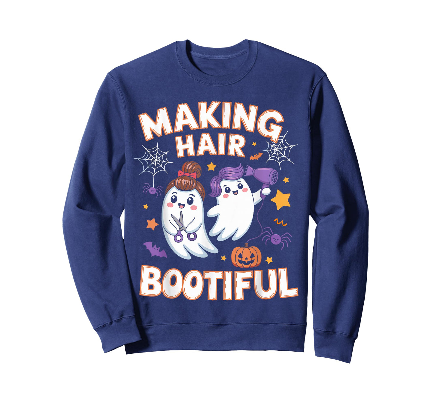 Making Hair Bootiful Halloween Spooky Ghosts Hair Stylist T-Shirt