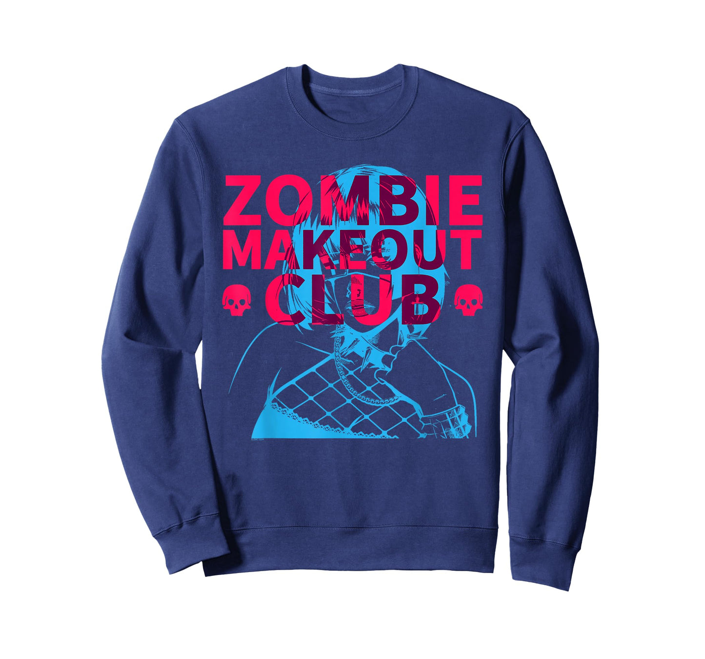 Zombie Makeout Club Punk Girl Overlap T-Shirt
