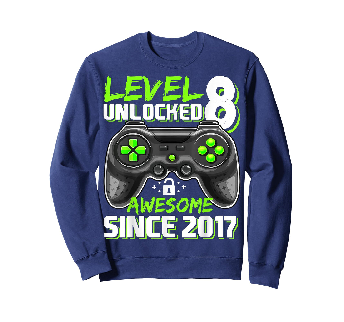 8th Birthday Boy Level 8 Gamer 8 Year Video Game Party T-Shirt